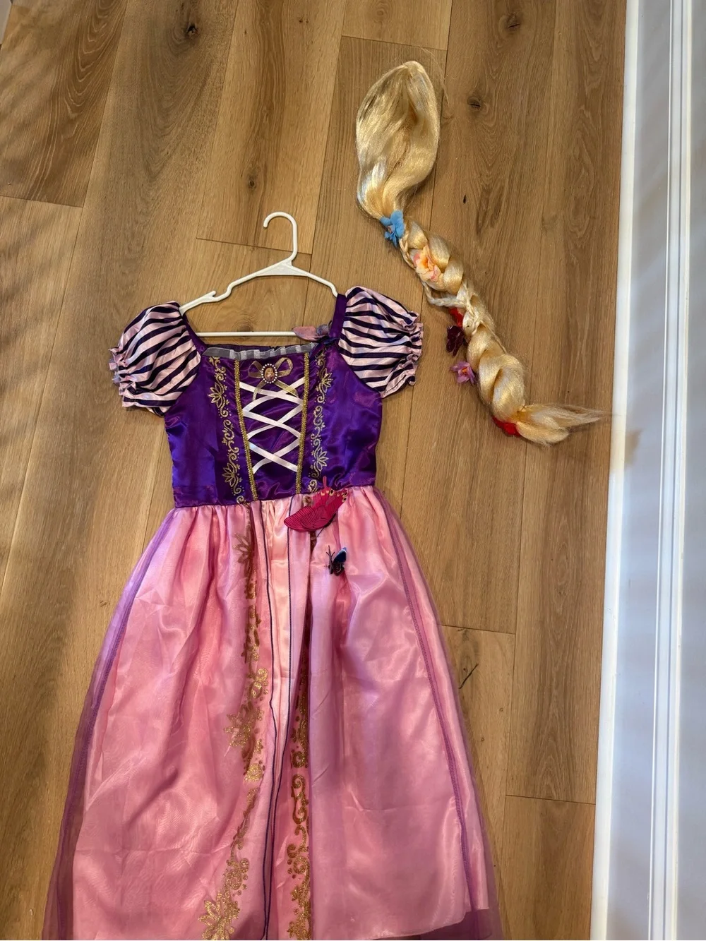 Dressy Daisy Purple & Pink Princess Rapunzel Costume with Braid
